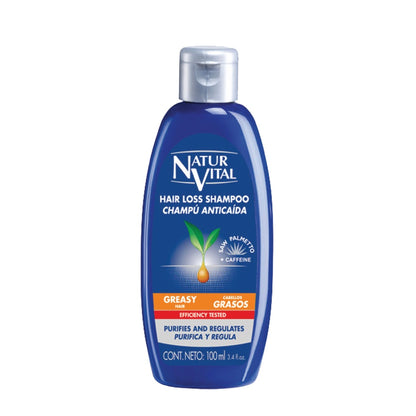 NaturVital Hair Loss Shampoo - Greasy Hair (100ml)