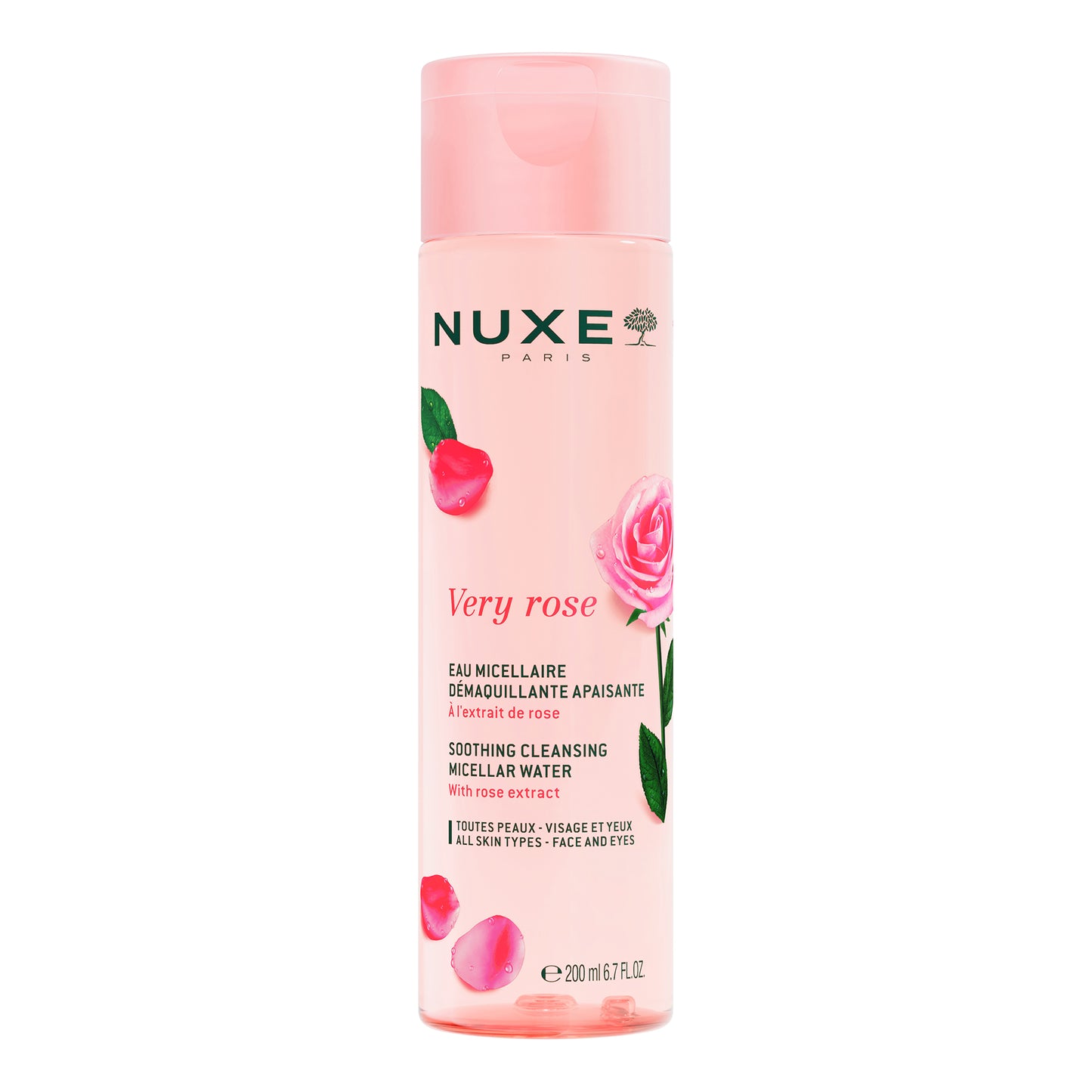 NUXE Very Rose Cleansing Hydrating 3-In-1 Micellar Water (200ml)