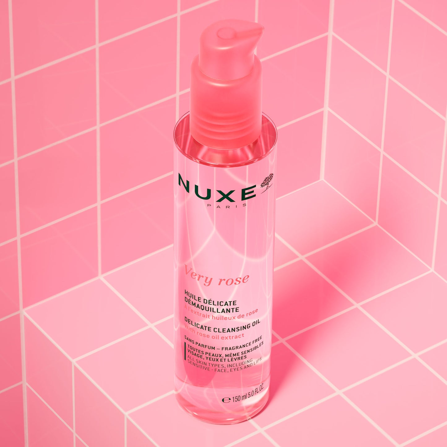 NUXE Very Rose Cleansing Delicate Cleansing Oil (150ml)