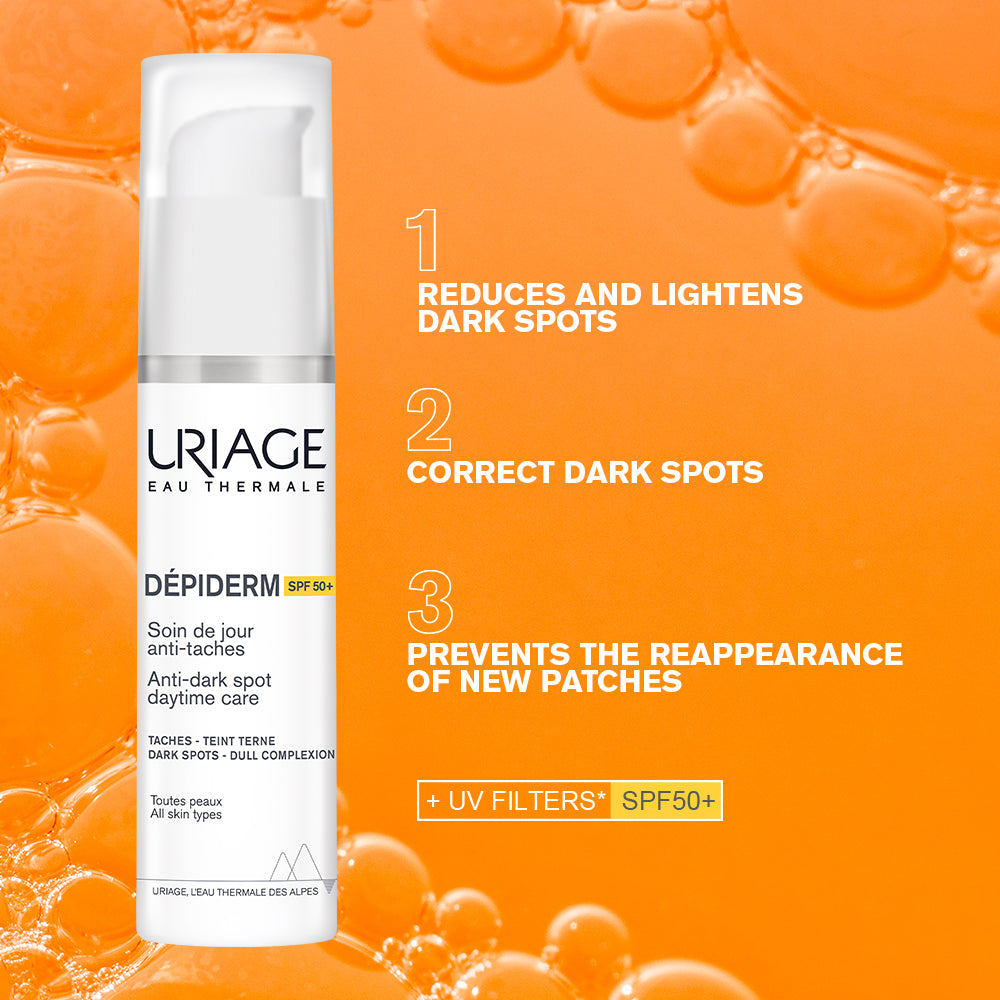 Uriage Depiderm Anti-Dark Spots and Sun Protection SPF50+ 30ml Daytime care for Dark Spots