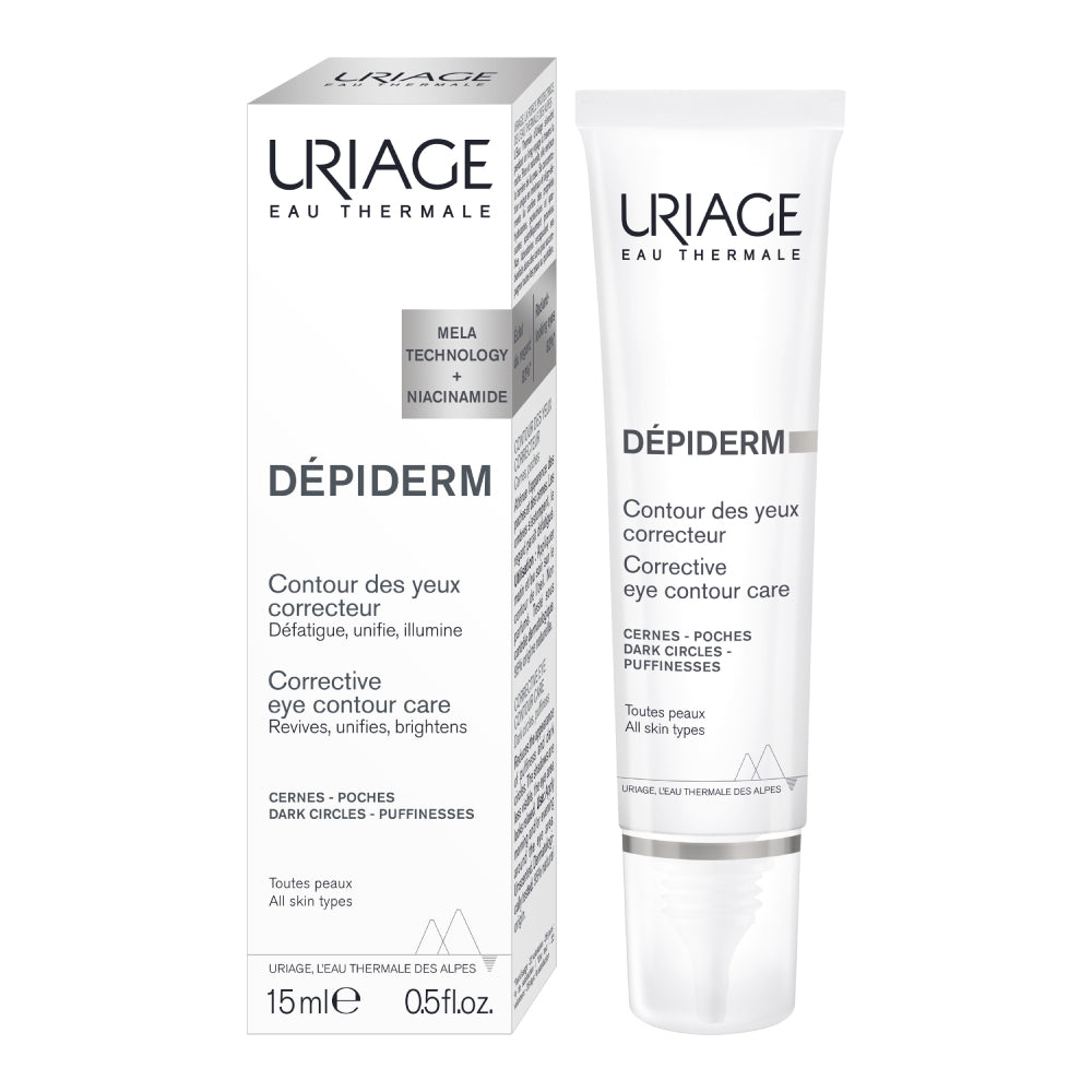 Uriage Depiderm Corrective Eye Contour Care 15ml for Dark Circles, Puffiness