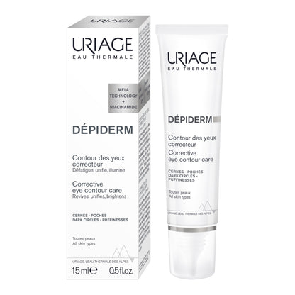 Uriage Depiderm Corrective Eye Contour Care 15ml for Dark Circles, Puffiness