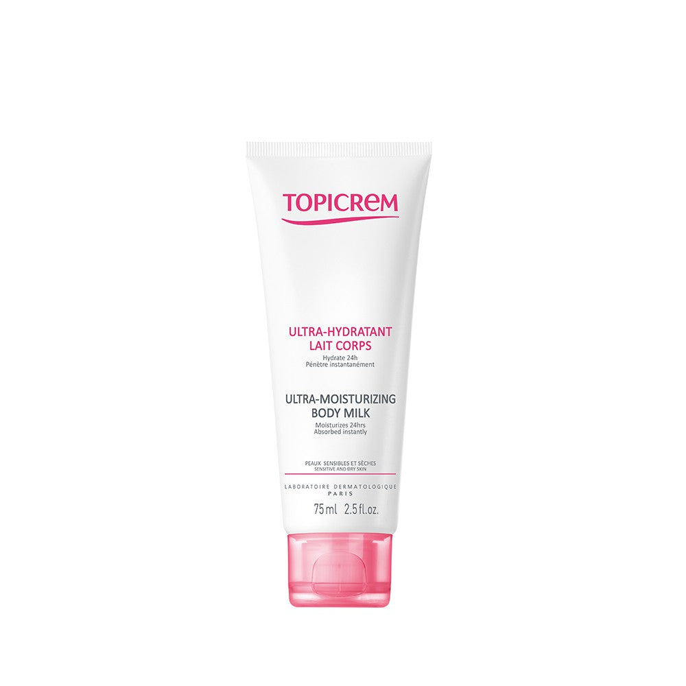 (Bundle) Topicrem Ultra-Moisturizing Body Milk (75ml) + Topicrem Ultra-Moisturizing Hand Cream (50ml) + Topicrem Cica Concentrate Oil 100ml