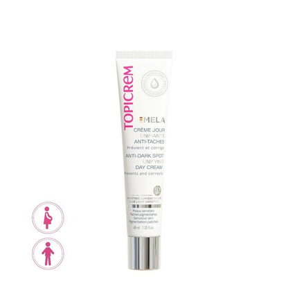 Topicrem Mela Anti-Dark Spot Unifying Day Cream SPF50+ 40ml Lightens Dark Spots, for All Skin Type