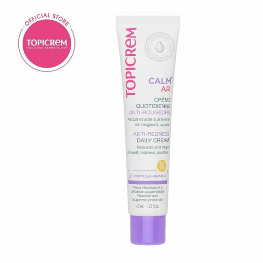 Topicrem CALM+ Anti Redness Daily Cream SPF50+ 40ml Reduces and helps prevent redness, soothes