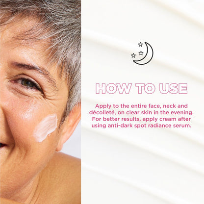 Topicrem Mela Anti-dark Spot Gentle Peeling Night Cream 40ml Overnight Dark Spots Corrector for All Skin Types