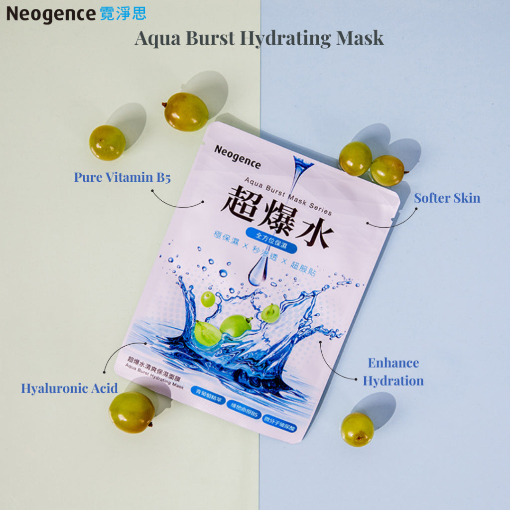 Neogence Aqua Burst Hydrating Mask 5pc