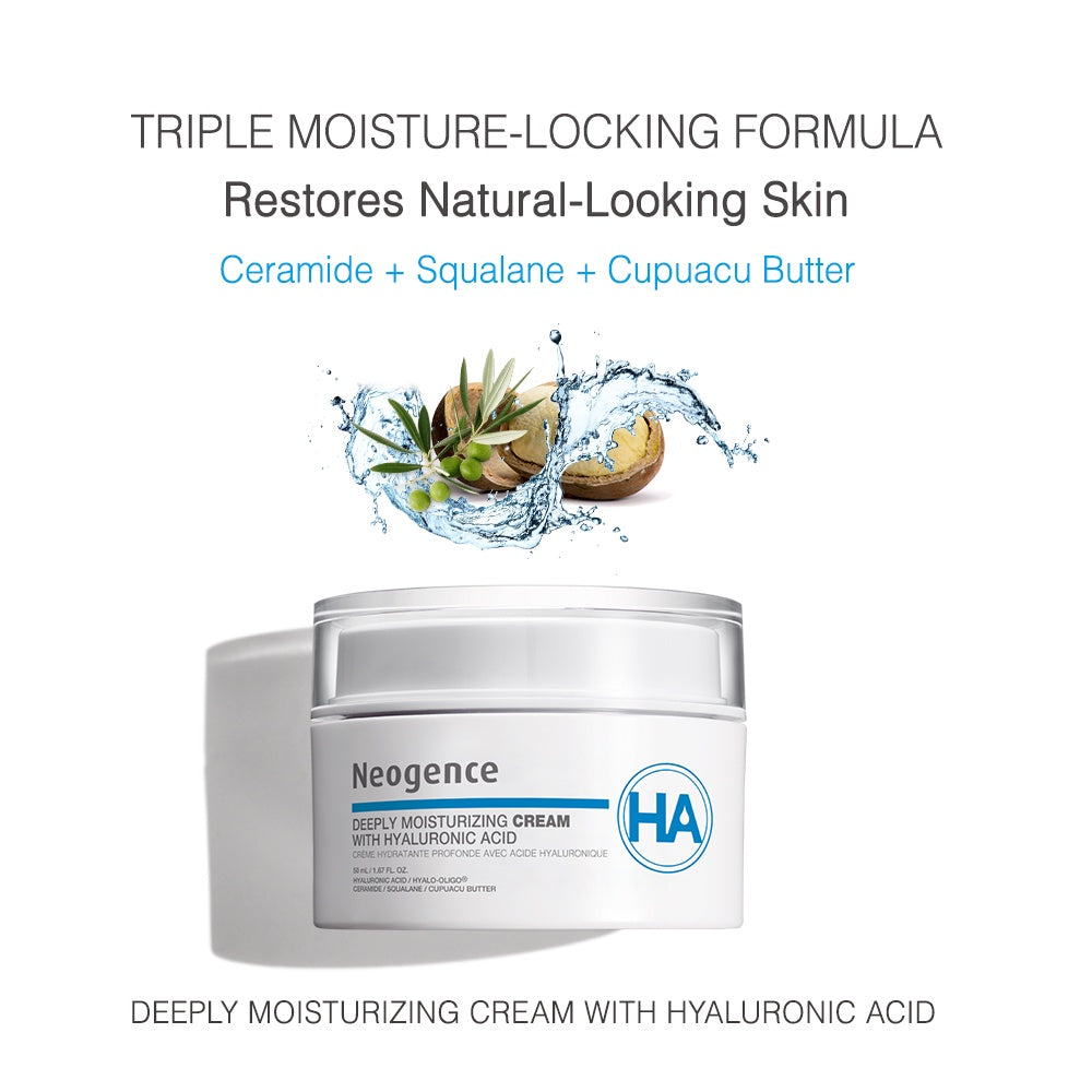 Neogence Deeply Moisturizing Cream With Hyaluronic Acid 50ml